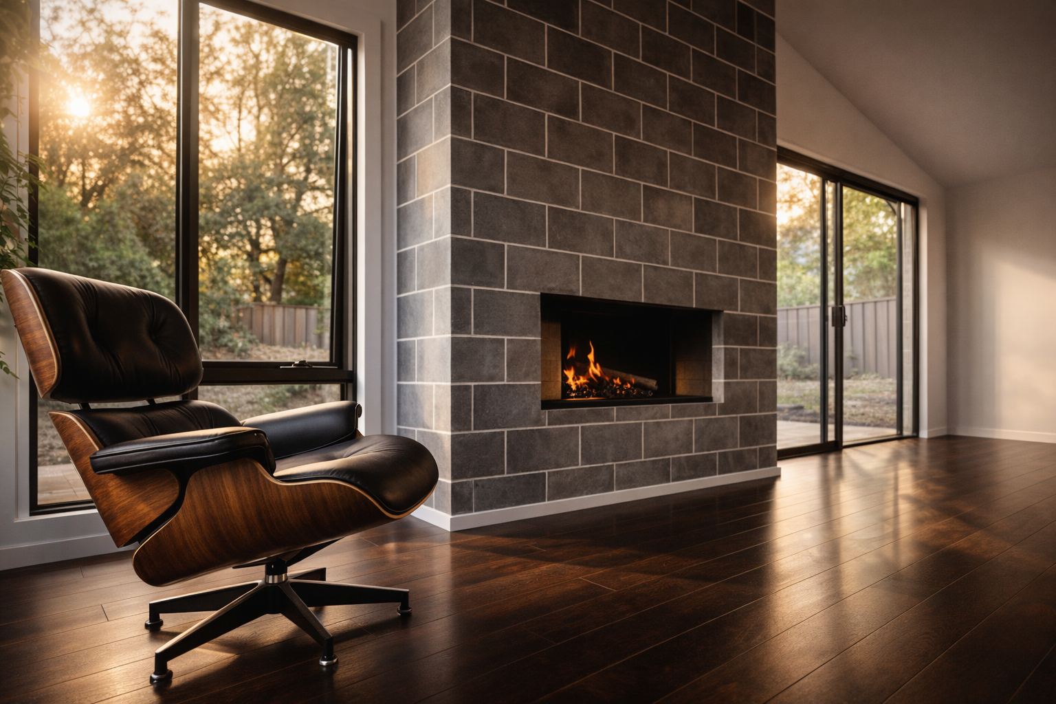 Fireplace Armchair Interior